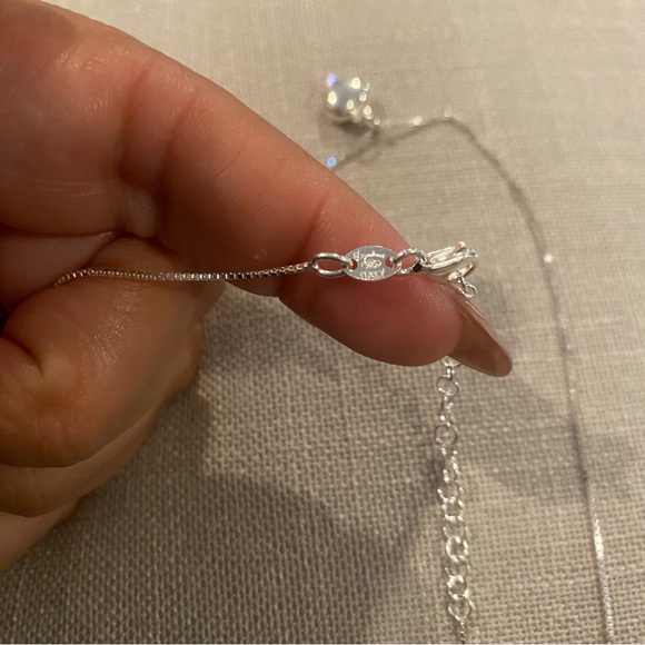 Sterling Silver Heart Pendant Necklace - Picture 5 of 6